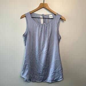 Cabi Women's Tie Back Flowy Tank Top Blouse Gray Size Small